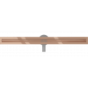Mexen Flat 360° Slim swivel linear drain 100 cm, Rose gold - 1641100
