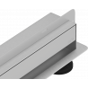 Mexen Flat Wall 2in1 linear wall drain 60 cm, Chrome - 1030060