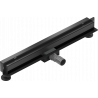 Mexen Flat Wall 2in1 linear wall drain 60 cm, Black - 1730060