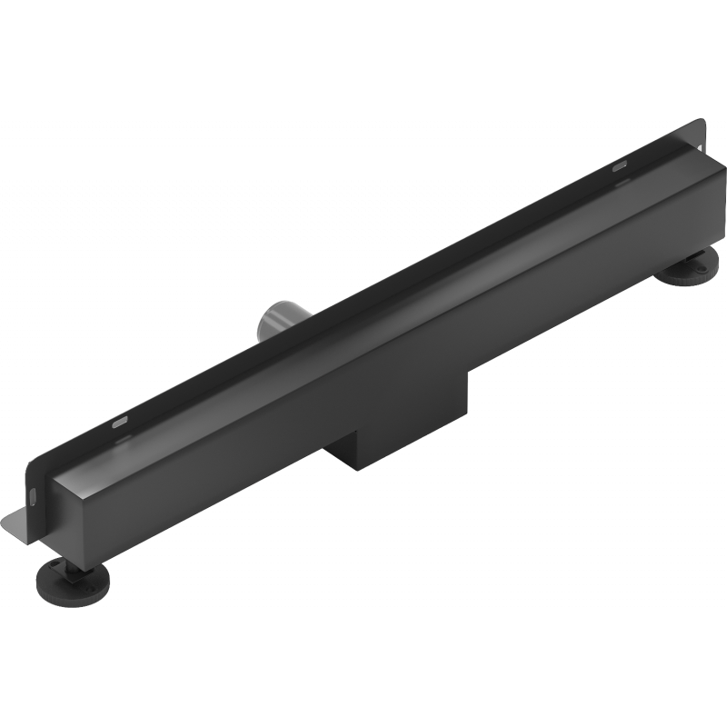 Mexen Flat Wall Linear Wall Drain 2-in-1 70 cm, Black - 1730070