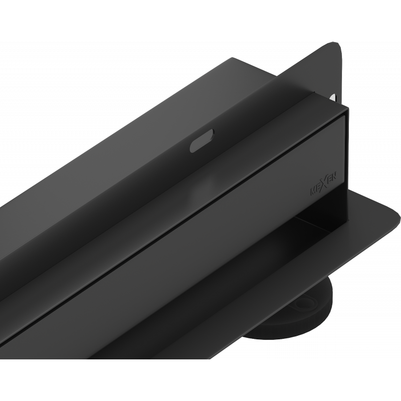 Mexen Flat Wall 2-in-1 Wall Linear Drain 80 cm, Black - 1730080
