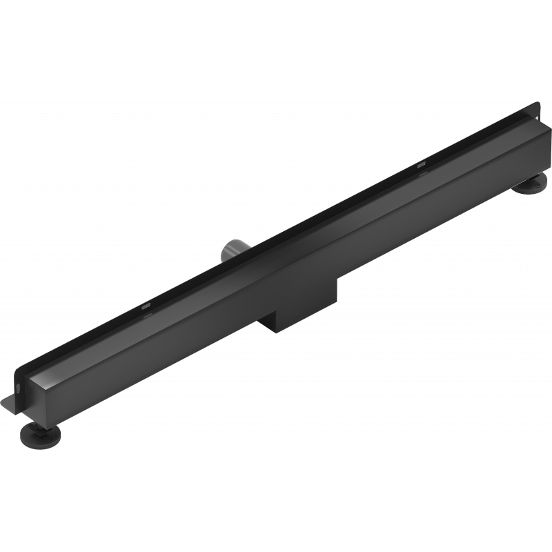 Mexen Flat Wall 2-in-1 Wall Linear Drain 80 cm, Black - 1730080