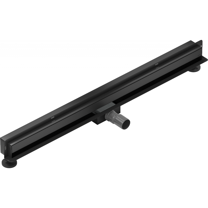 Mexen Flat Wall 2-in-1 Wall Linear Drain 80 cm, Black - 1730080
