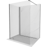 Mexen Kioto Walk-in Shower Screen 135 x 110 cm, Transparent, Black - 800-135-212-70-00-110