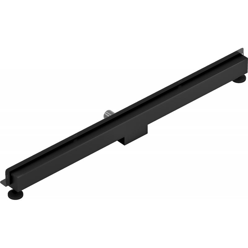 Mexen Flat Wall wall linear drain 2 in 1, 110 cm, black - 1730110