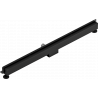 Mexen Flat Wall wall linear drain 2 in 1, 110 cm, black - 1730110