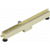 Mexen Flat Wall wall linear drain 2-in-1 60 cm, gold - 1530060