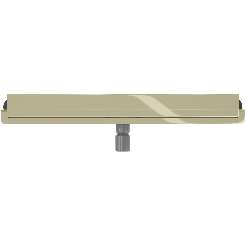 Mexen Flat Wall wall linear drain 2-in-1 70 cm, gold - 1530070