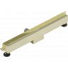 Mexen Flat Wall wall linear drain 2in1 70 cm, gold - 1530070