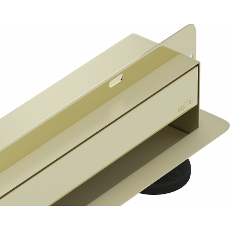 Mexen Flat Wall linear wall drain 2-in-1 80 cm, gold - 1530080