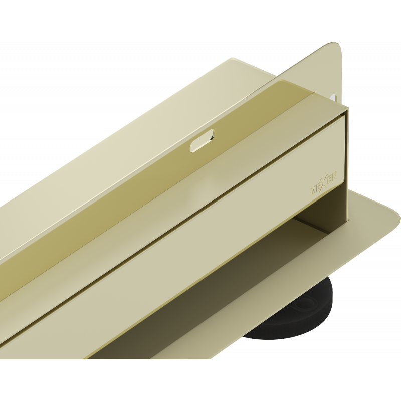 Mexen Flat Wall linear wall drain 2-in-1 100 cm, gold - 1530100