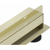 Mexen Flat Wall linear wall drain 2-in-1 100 cm, gold - 1530100