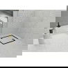 Mexen Flat square floor drain 12 x 12 cm, Black - 1710012