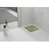 Mexen Flat square floor drain 15 x 15 cm, Gold - 1510015