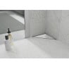 Mexen Flat triangular floor drain 20 x 20 cm, Chrome - 1010320