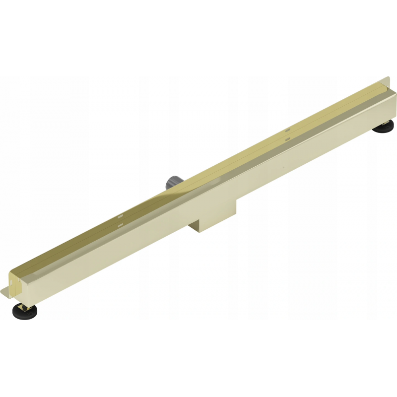 Mexen Flat Wall 2-in-1 Wall Linear Drain 110 cm, Gold - 1530110