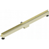 Mexen Flat Wall 2-in-1 Wall Linear Drain 110 cm, Gold - 1530110