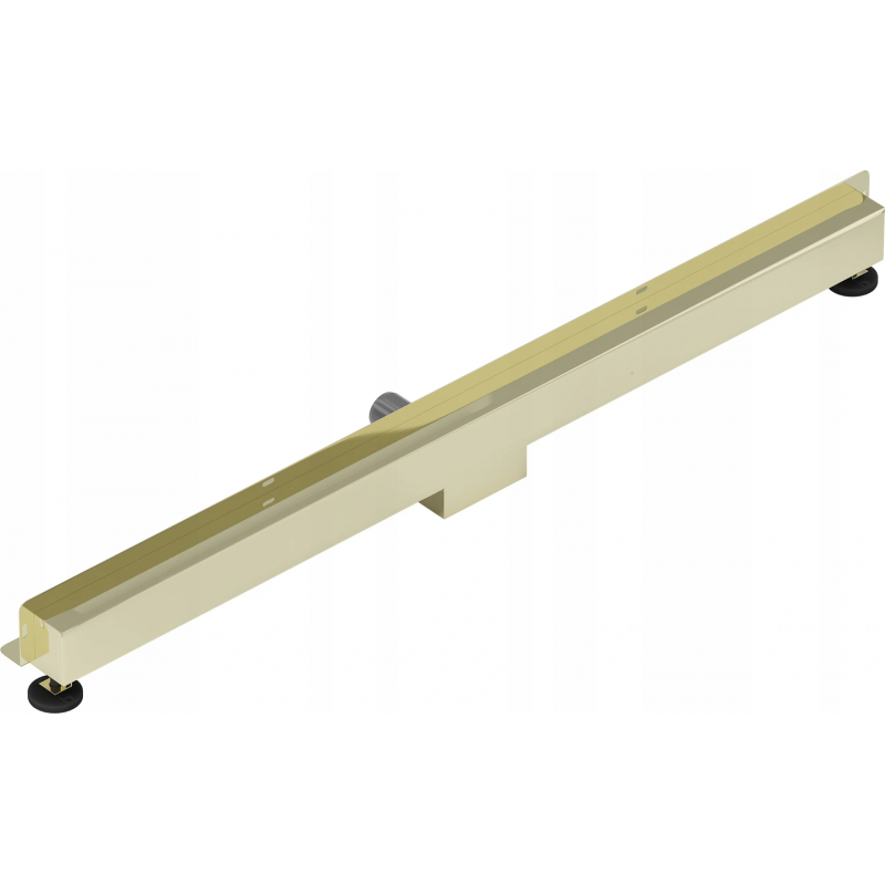 Mexen Flat Wall 2-in-1 Wall Linear Drain 120 cm, Gold - 1530120
