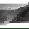 Mexen Kioto Walk-in Shower Panel 90 x 90 x 40 cm, Black Pattern, White - 800-090-090-221-20-70-040