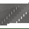 Mexen Kioto Walk-in Shower Wall 140 x 100 x 40 cm, Black Pattern, White - 800-140-100-221-20-70-040