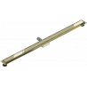 Mexen Flat M13 linear drain 2in1 130 cm, gold - 1510130