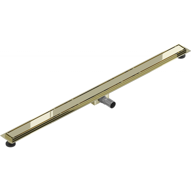 Mexen Flat M13 linear drain 2-in-1 160 cm, gold - 1510160