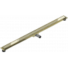 Mexen Flat M13 2in1 linear drain 160 cm, Gold - 1510160