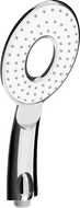 Mexen R-73 1-function shower handle, Chrome/White - 79573-02