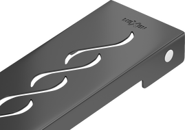 Mexen M18 linear drain cover 80 cm, Black - 1723080