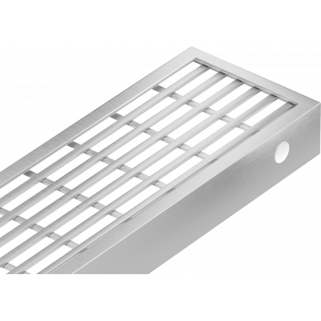 Mexen M33 linear drain cover 60 cm, Chrome - 1033060