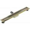 Mexen Flat M33 linear drain 50 cm, Gold - 1533050-15