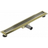Mexen Flat M33 linear drain 70 cm, Gold - 1533070-15