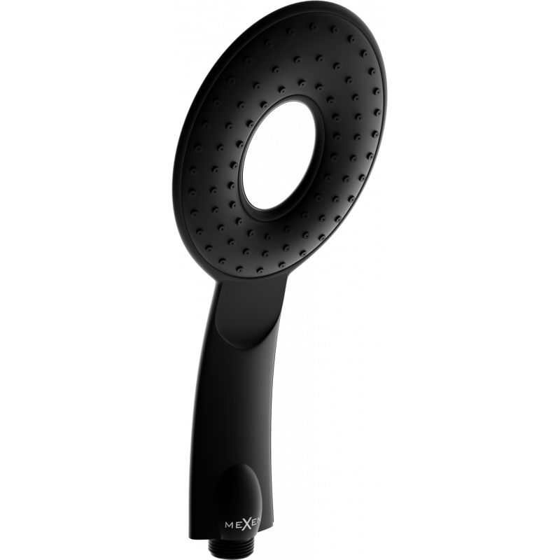 Mexen R-73 1-function shower head, black - 79573-70