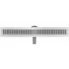 Mexen Flat 360° M33 swivel linear drain 70 cm, Chrome - 1033070-40