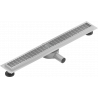 Mexen Flat 360° M33 Rotating Linear Drain 70 cm, Inox - 1033070-40