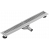 Mexen Flat 360° M33 swivel linear drain 70 cm, Chrome - 1033070-40