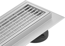 Mexen Flat 360° M33 swivel linear drain 70 cm, Chrome - 1033070-40