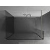 Mexen Kioto Walk-in Shower Panel 130 x 85 x 30 cm, Transparent, Brushed Nickel - 800-130-085-221-97-00-030