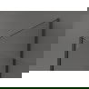 Mexen Kioto Walk-in Shower Wall 130 x 120 x 40 cm, Black Pattern, Gun Metal - 800-130-120-221-95-70-040