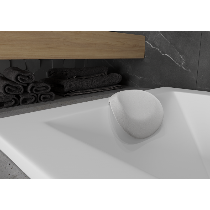 Mexen M07 bathtub headrest, white - 55007-00