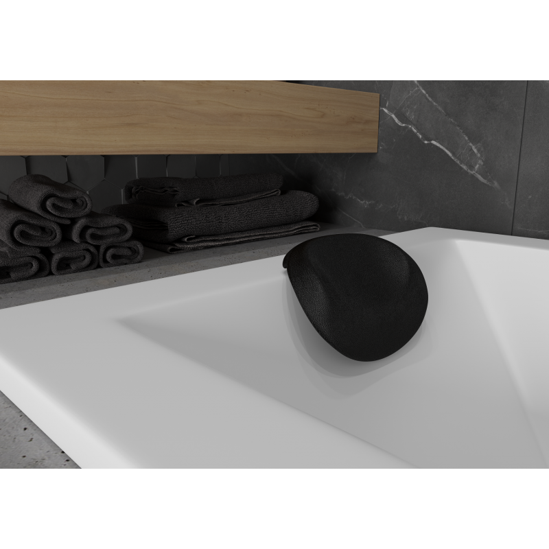 Mexen M07 bathtub headrest, black - 55007-70