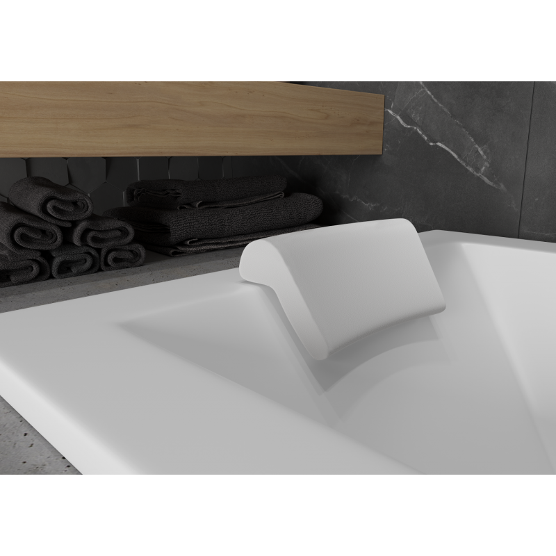 Mexen M10 bathtub headrest, white - 55010-00