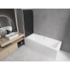 Mexen Felix 1-wing bathtub screen 70 x 140 cm, Graphite, Chrome - 890-070-001-01-40