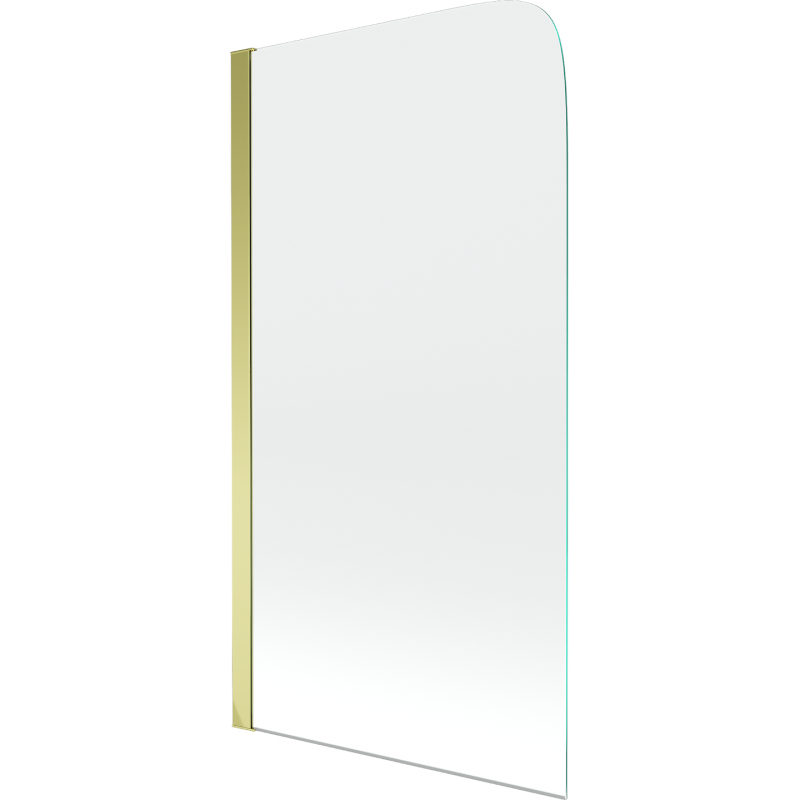 Mexen Felix 1-wing bathtub screen 70 x 140 cm, transparent, gold - 890-070-001-50-00