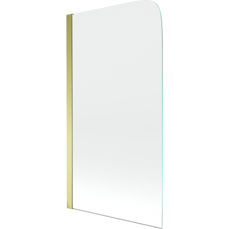 Mexen Felix 1-Panel Shower Screen 70 x 140 cm, Transparent, Gold - 890-070-001-50-00