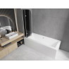Mexen Felix 3-panel bathtub screen 120 x 140 cm, graphite, chrome - 890-120-003-01-40