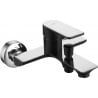 Mexen Alfa bath tap, black/chrome - 745730-71