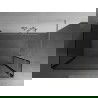 Mexen Kioto Walk-in Shower Wall 140 x 110 x 40 cm, black pattern, brushed nickel - 800-140-110-221-97-70-040