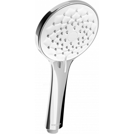 Mexen R-74 3-function shower handle, Chrome/White - 79574-00