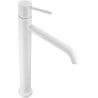 Mexen Rumba high basin mixer, white - 73510-20